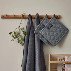 BASTIAN Tekstil Gryteklut Grå Recycle New