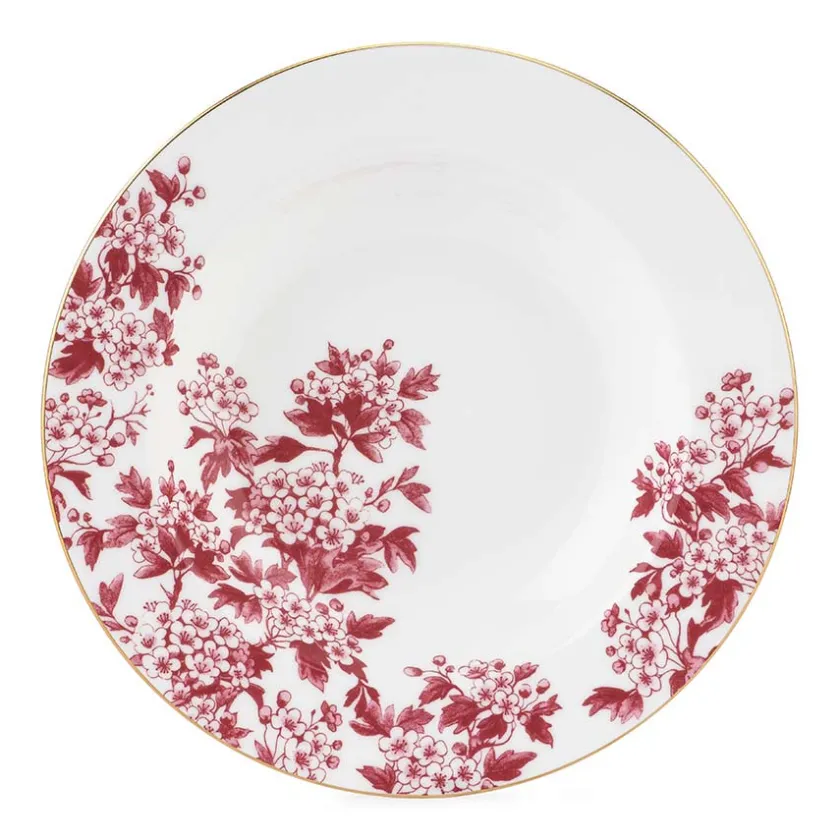 PORSGRUNDS PORSELÆNSFABRIK ByTimo Dyp Tallerken 23cm Burgunder Sale