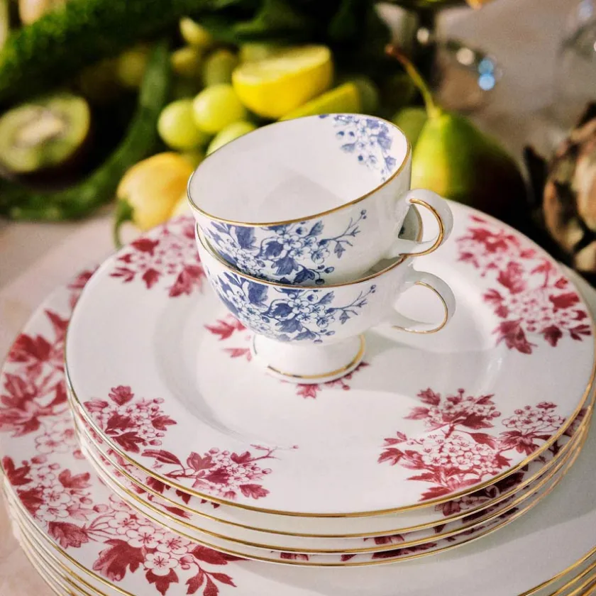 PORSGRUNDS PORSELÆNSFABRIK ByTimo Tallerken 22cm Burgunger Sale