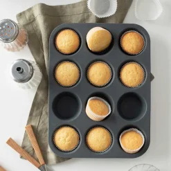 CHRISTIANIA 1739 Bake Muffinsform 12 stk Silikon Brun Sale