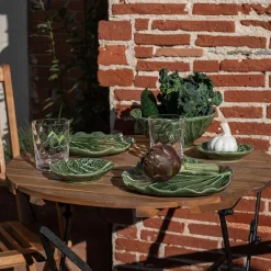 SEASONS Christiania 1739 Leaf Porselensfat 20,5cm Hot