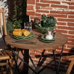 SEASONS Christiania 1739 Leaf Porselensfat 20,5cm Hot