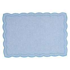 CHRISTIANIA GLASMAGASIN Collection Dekkebrikke 48x33cm Lys Blå Best