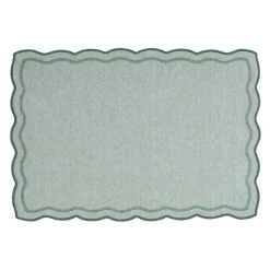 CHRISTIANIA GLASMAGASIN Collection Dekkebrikke 48x33cm Grønn