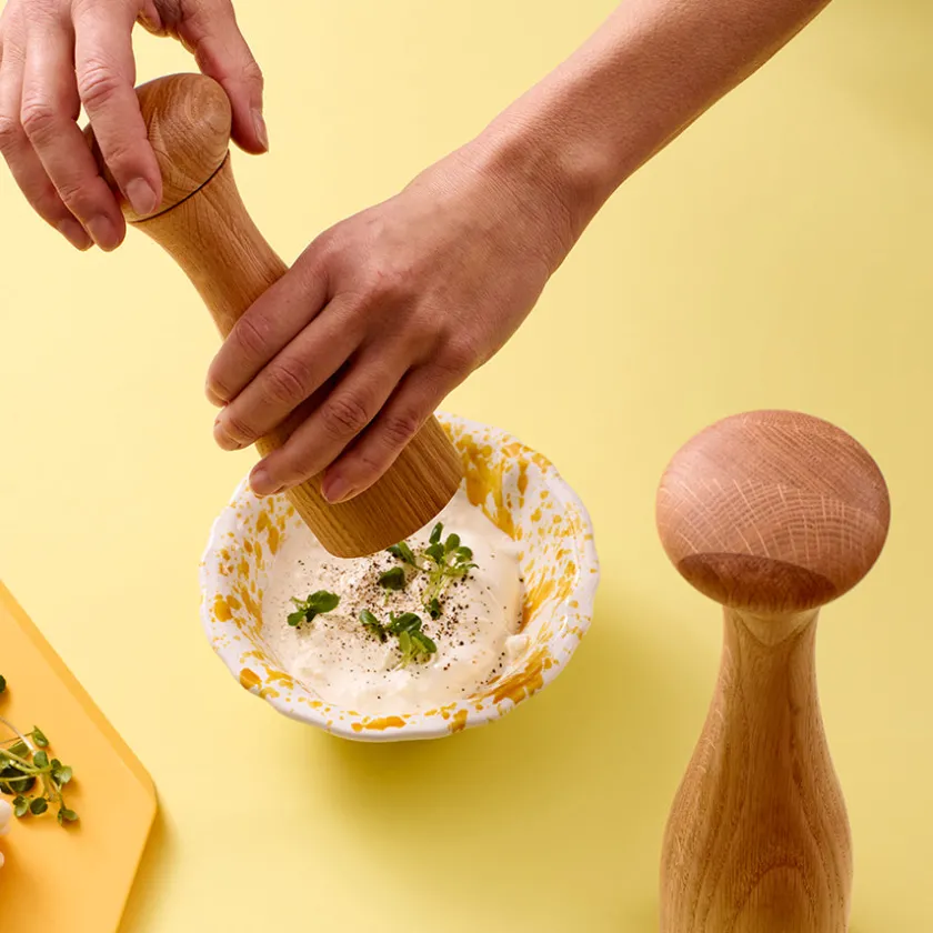 CRUSHGRIND Krydderkvern 30cm Eik New