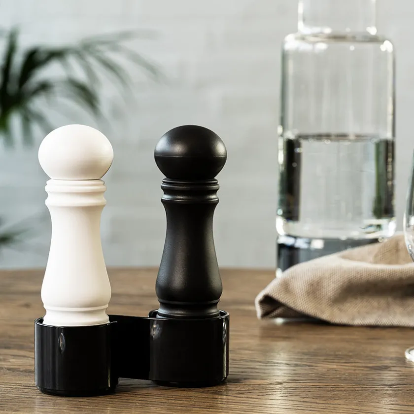 CRUSHGRIND Mini Kvernsett 12cm Sort/Hvit Clearance