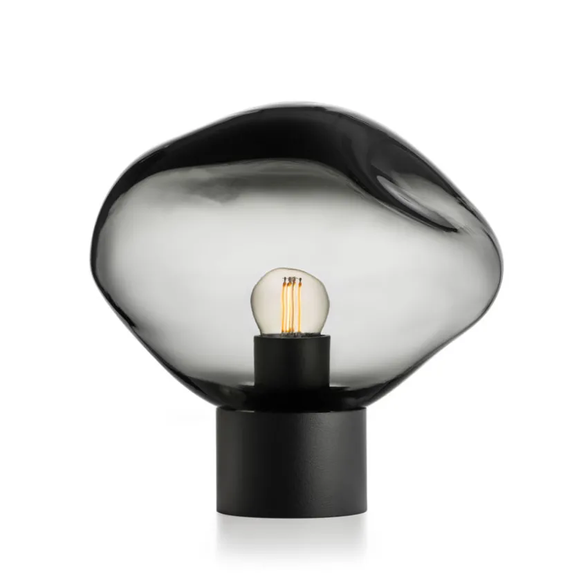 HADELAND GLASSVERK Crystal Stone Bordlampe fra Hot