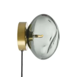 HADELAND GLASSVERK Crystal Stone Vegglampe - Discount