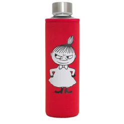 HADELAND GLASSVERK DRIKKEFLASKE M/FUTERAL RØD LILLE MY Discount