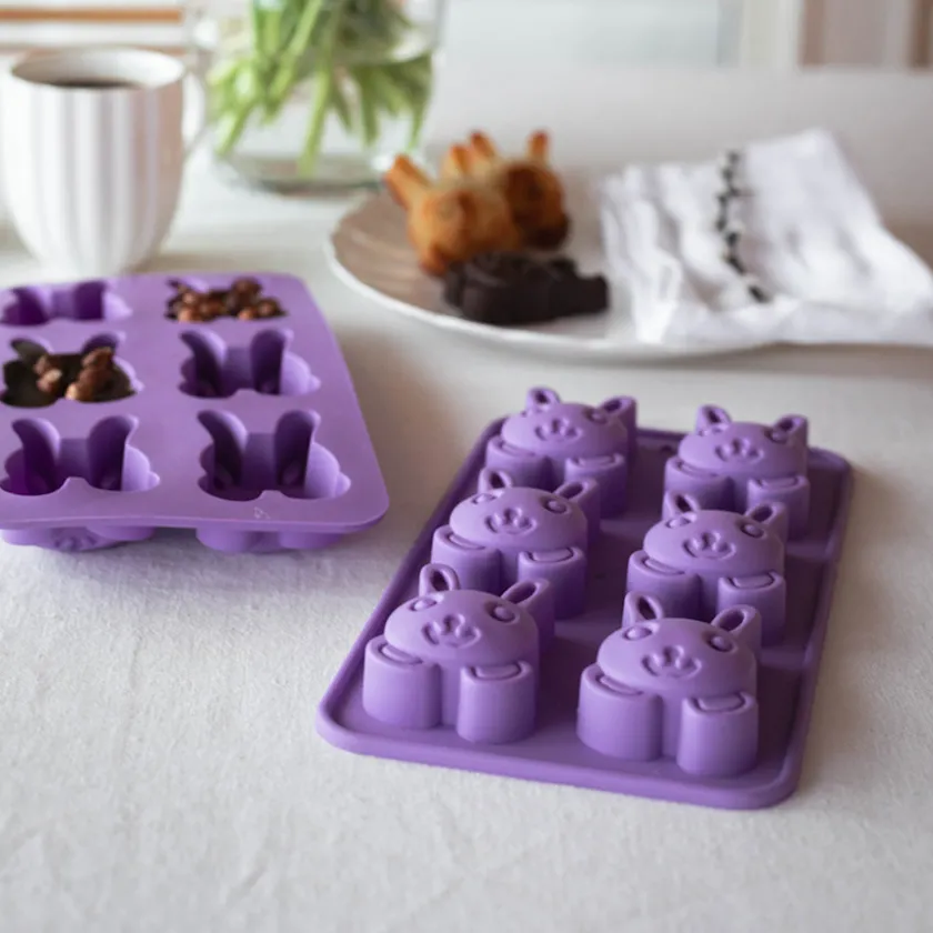 SEASONS Easter Collection Bakeform Hare Silikon 26x14cm Lilla Online