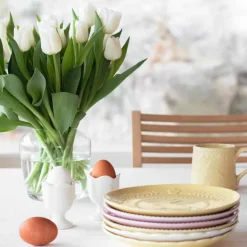 SEASONS Easter Collection Eggeglass 7cm 4pk Hvit Discount