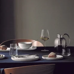 GEORG JENSEN Bernadotte Skål 60cl Porselen Sale