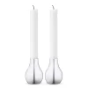 GEORG JENSEN Cafu Lysestake 55x76 Stål 2stk Outlet