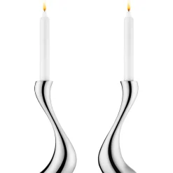 GEORG JENSEN Home Cobra Lysestake 2pk 20cm Sale