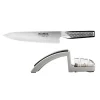 GLOBAL Knivsett G-2 Kokkekniv Og H-220GB Knivsliper New