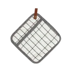 CHRISTIANIA 1739 Gryteklut Grå Rutete 22x22cm Sale