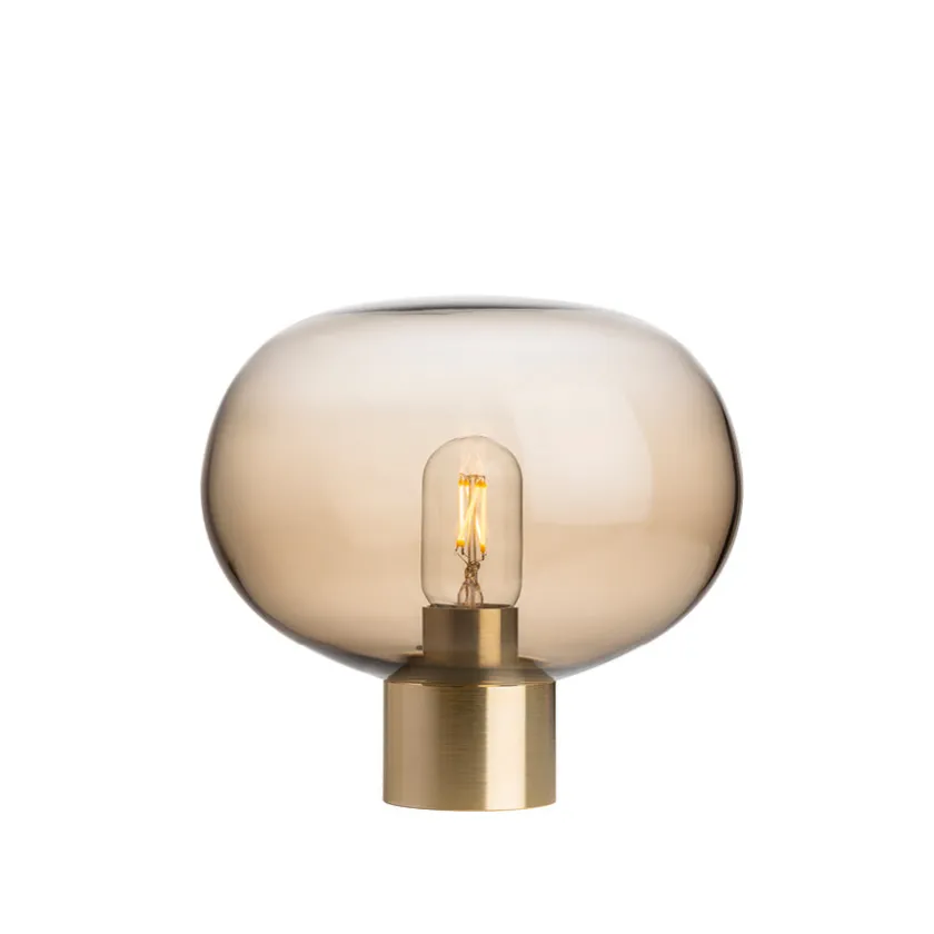 HADELAND GLASSVERK Arkiv Bordlampe 4169 Kakao Liten Best