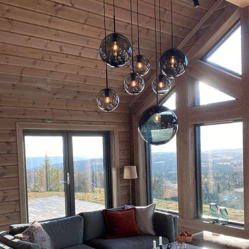 HADELAND GLASSVERK Arkiv Taklampe Vinternatt 4014 7stk Clearance