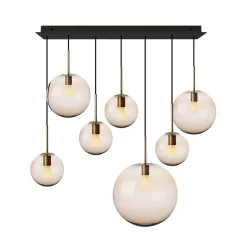 HADELAND GLASSVERK Arkiv Taklampe Høstkveld 4014 7stk Discount