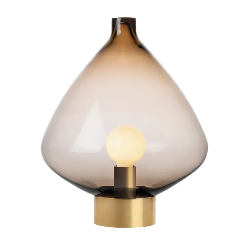 HADELAND GLASSVERK Arkiv Bordlampe 4218 Kakao New