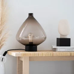 HADELAND GLASSVERK Arkiv Bordlampe 4218 Kakao New