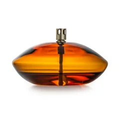 HADELAND GLASSVERK Aurora Oljelampe Amber Clearance
