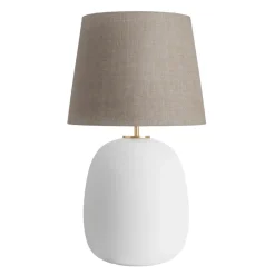 HADELAND GLASSVERK Austra Bordlampe Matt Hvit New