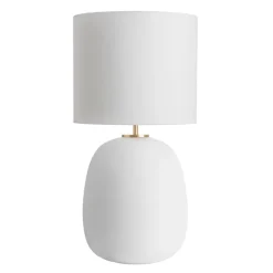 HADELAND GLASSVERK Austra Bordlampe Matt Hvit New