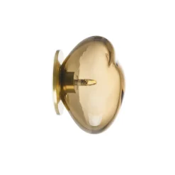 HADELAND GLASSVERK Crystal Stone Vegglampe New