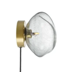 HADELAND GLASSVERK Crystal Stone Vegglampe Discount