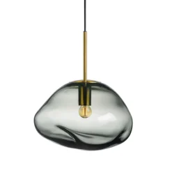 HADELAND GLASSVERK Crystal Stone Pendellampe Best