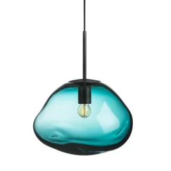 HADELAND GLASSVERK Crystal Stone Pendellampe