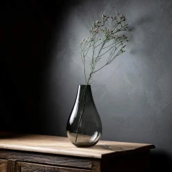 HADELAND GLASSVERK Dråpe Vase 290mm Røkgrå Discount