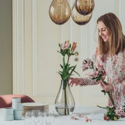 HADELAND GLASSVERK Dråpe Vase 290mm Røkgrå Discount