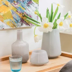 HADELAND GLASSVERK Dugg Lyslykt 8,5cm Grå New