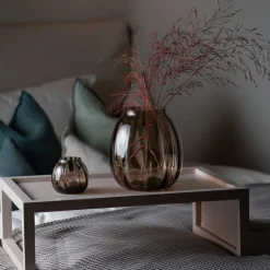 HADELAND GLASSVERK Ella Lyslykt 90mm Kakao Hot