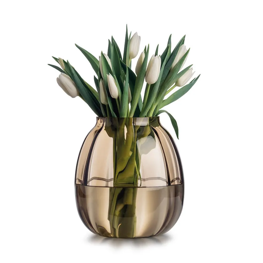 HADELAND GLASSVERK Ella Vase Kakao 22cm Sale