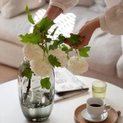 HADELAND GLASSVERK Ella Vase 29cm Røkgrå Sale