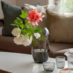 HADELAND GLASSVERK Ella Vase 29cm Røkgrå Sale