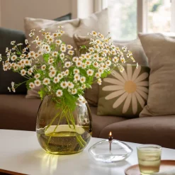 HADELAND GLASSVERK Ella Vase 22cm Oliven Best