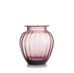 HADELAND GLASSVERK Emily Vase 23cm Rosa Optikk Clearance