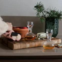 HADELAND GLASSVERK Gilde Drammekaraffel 20cl 4-pk Outlet