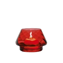 HADELAND GLASSVERK Gran Lyslykt Rød Optikk 2pk Best