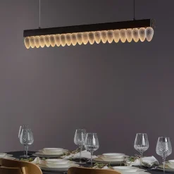 HADELAND GLASSVERK Krystallkongle Taklampe 1250mm Clearance