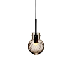 HADELAND GLASSVERK Krystallkule Taklampe