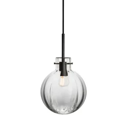 HADELAND GLASSVERK Krystallkule Lampe New