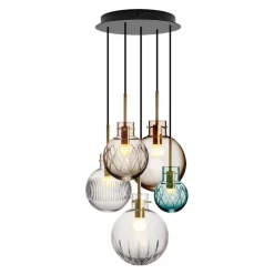 HADELAND GLASSVERK Krystallkule Taklampe Sale