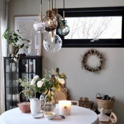 HADELAND GLASSVERK Krystallkule Taklampe Sale