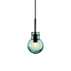 HADELAND GLASSVERK Krystallkule Taklampe Soda Blågrønn Outlet