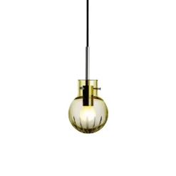 HADELAND GLASSVERK Krystallkule Taklampe Stor Stjerne Oliven Outlet